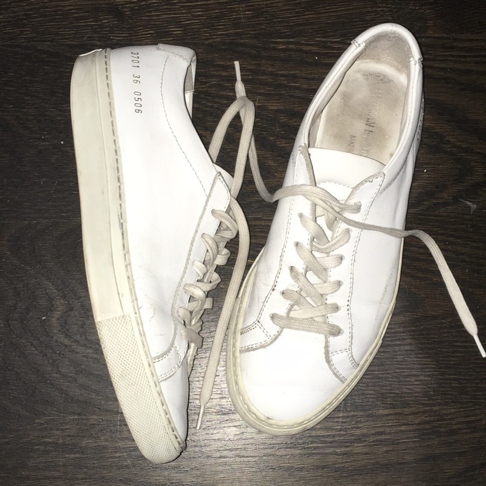 Common Projects Achilles low white leather sneaker